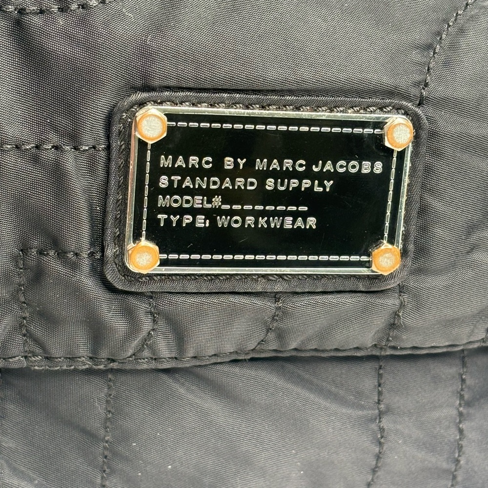 Marc By Marc Jacobs Signature Quilted Flap Over Black Nylon Crossbody purse bag - Picture 7 of 16
